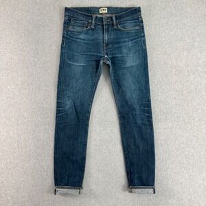 Edwin ED-88 Super Slim Jeans Mens 32x32 Japanese Redline Selvedge Denim Blue